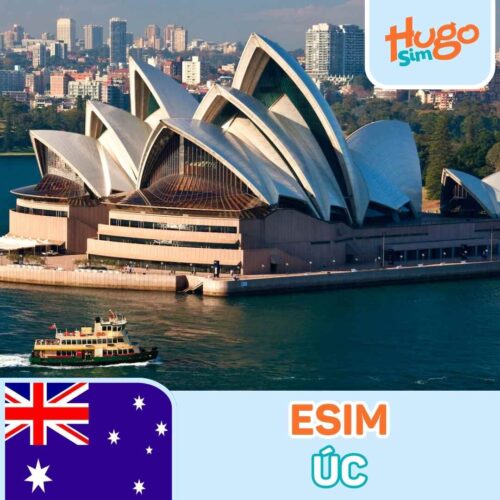 eSIM du lịch Úc tốc độ cao, giao ngay lập tức - HugoSim