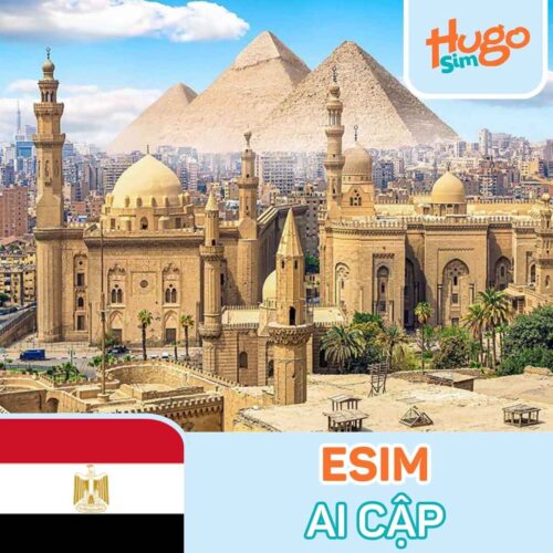 eSIM du lịch Ai Cập không giới hạn, giá rẻ - HugoSim