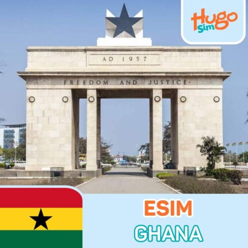 eSIM du lịch Ghana không giới hạn, giá rẻ - HugoSim
