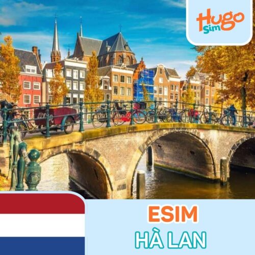 eSIM du lịch Hà Lan không giới hạn, giá rẻ - HugoSim