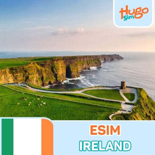 eSIM du lịch Ireland không giới hạn, giá rẻ - HugoSim