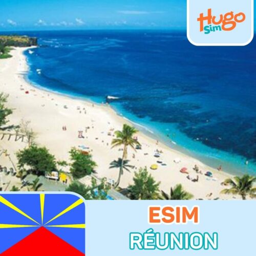 eSIM du lịch Réunion không giới hạn, giá rẻ - HugoSim