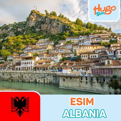 eSIM du lịch Albania tốc độ cao, giá rẻ - HugoSim