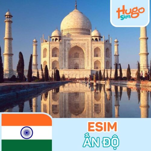 eSIM du lịch Ấn Độ không giới hạn, giá rẻ - HugoSim