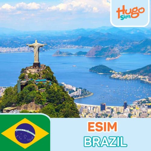eSIM du lịch Brazil tốc độ cao, giá rẻ - HugoSim