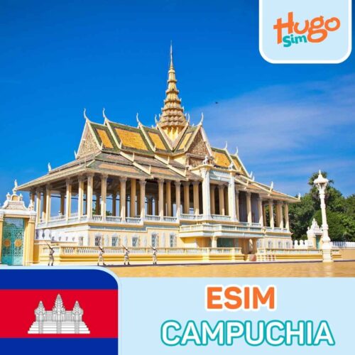 eSIM du lịch Campuchia tốc độ cao, giá rẻ - HugoSim