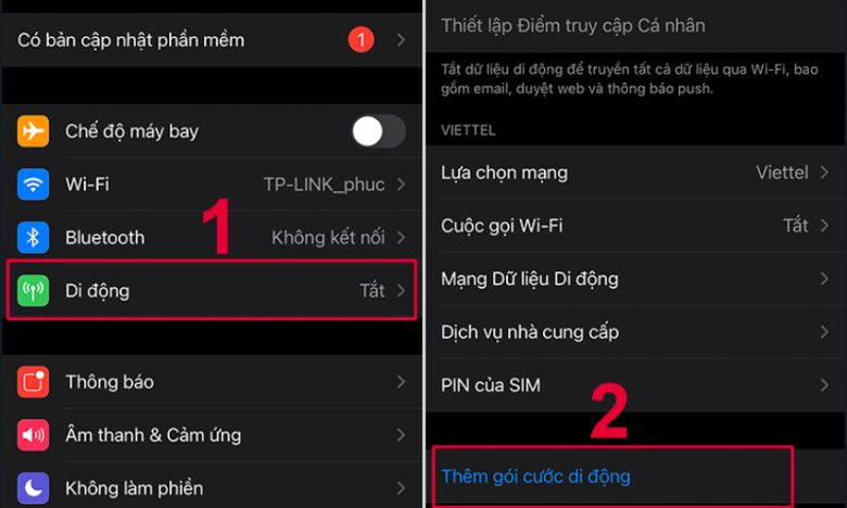 Kích hoạt eSIM