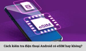Cách kiểm tra điện thoại Android có eSIM hay không với 3 bước