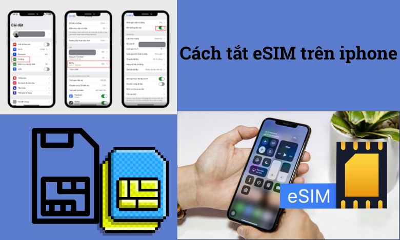 Cách tắt eSIM khi đi nước ngoài trên Iphone