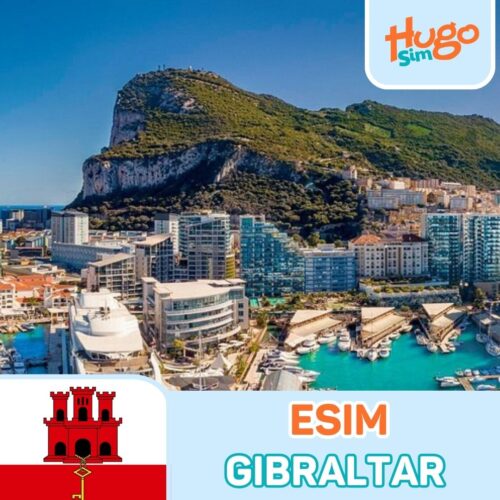 eSIM du lịch Gibraltar không giới hạn, giá rẻ - HugoSim