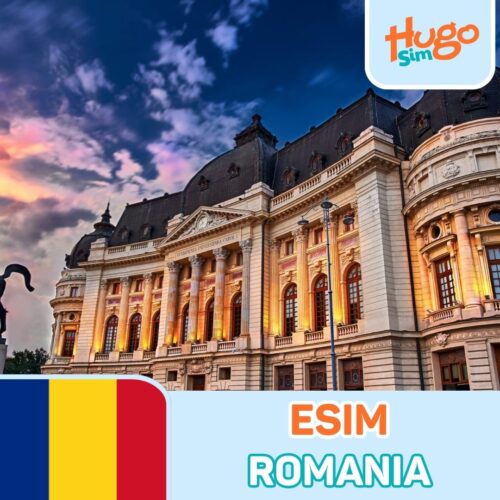 eSIM du lịch Romania không giới hạn, giá rẻ - HugoSim