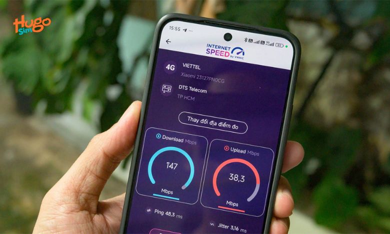 Kiểm tra tốc độ dữ liệu