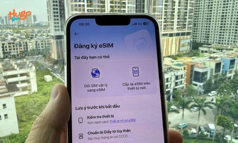 Đăng ký eSIM -giải pháp tiện lợi khi đi du lịch