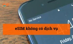 eSIM không có dịch vụ - Nguyên nhân & cách khắc phục hiệu quả