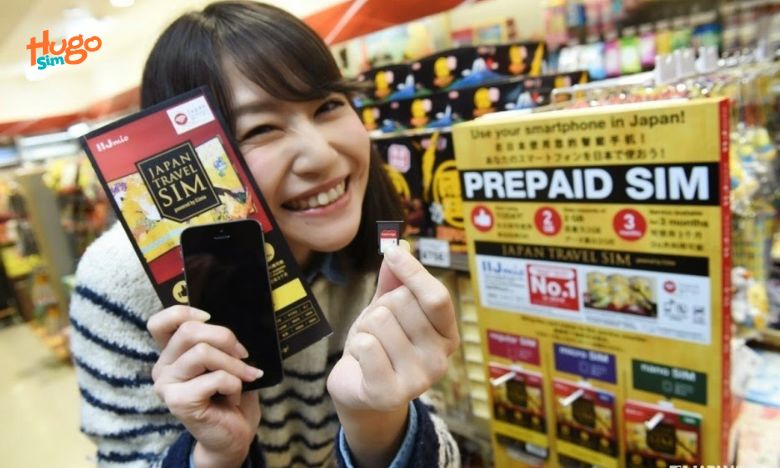 Mua sim trực tiếp tại các quầy bán sim ở Nhật
