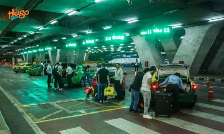 Gọi Grab ngay tại sân bay Thái Lan