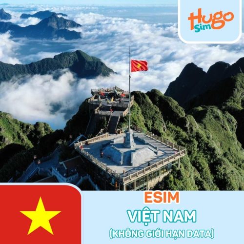 eSIM du lịch Việt Nam không giới hạn, tốc độ cao