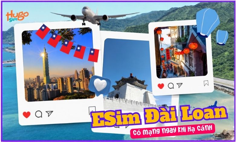 Esim du lịch Đài Loan